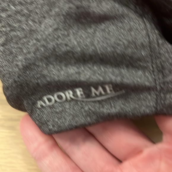 3 for 20$ Adore Me Grey marl slip on bra, no closure - Picture 2 of 4